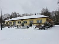 Vereinsheim im Schnee